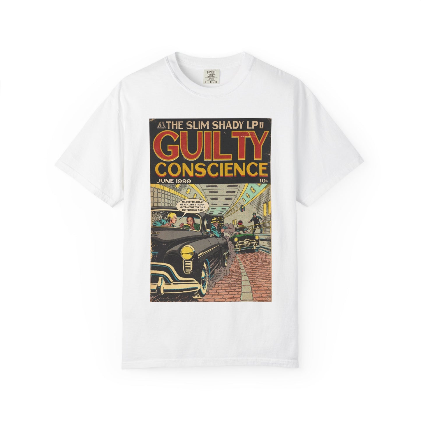 Eminem & Dr. Dre - Guilty Conscience - Unisex Comfort Colors T-shirt