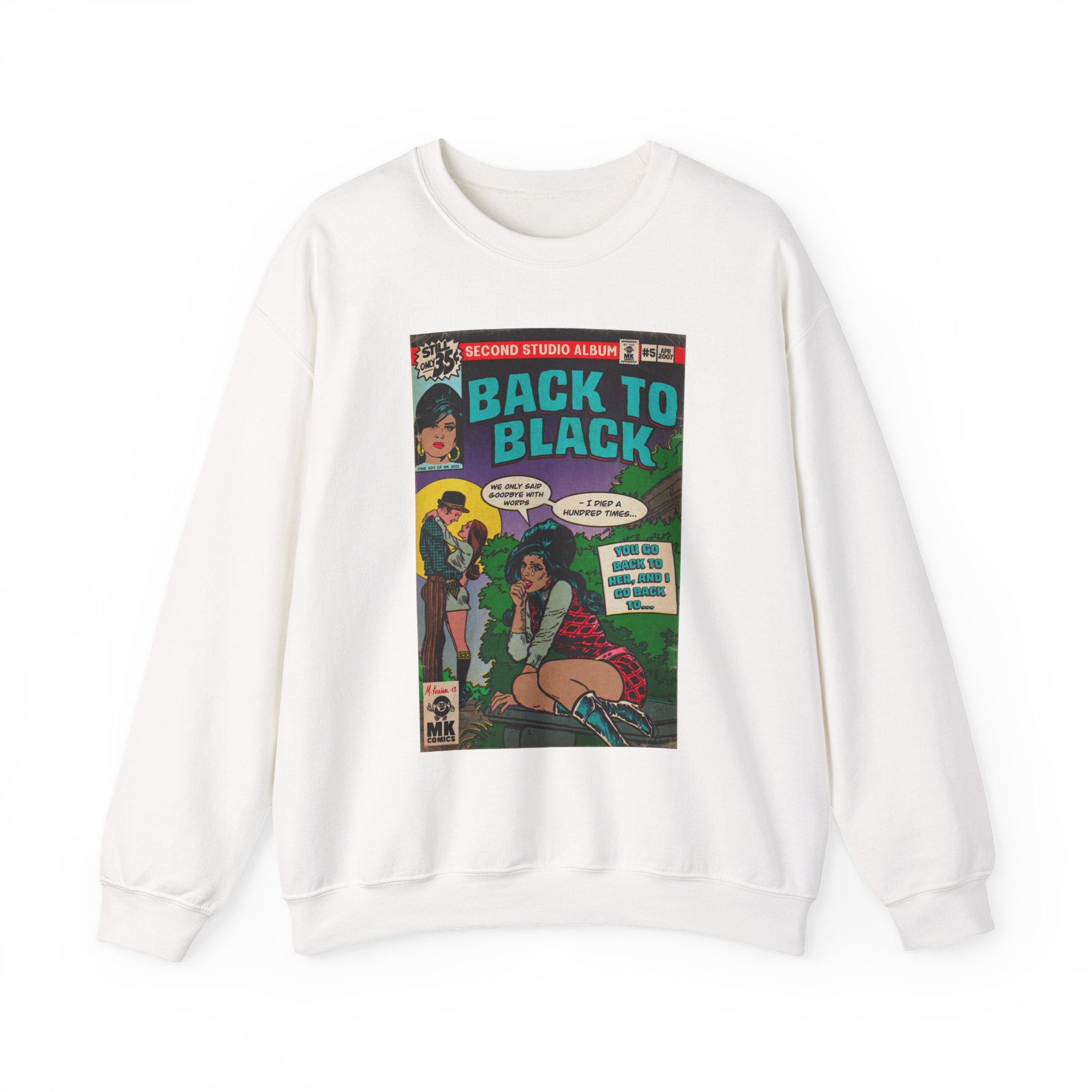 Back to Black - Unisex Heavy Blend™ Crewneck Sweatshirt