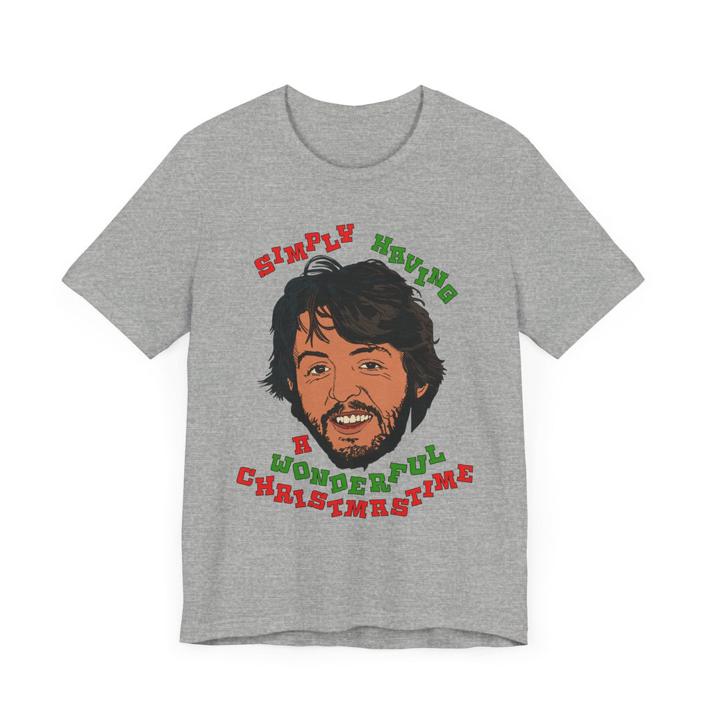 Paul - Wonderful Christmastime - Unisex Jersey Short Sleeve Tee