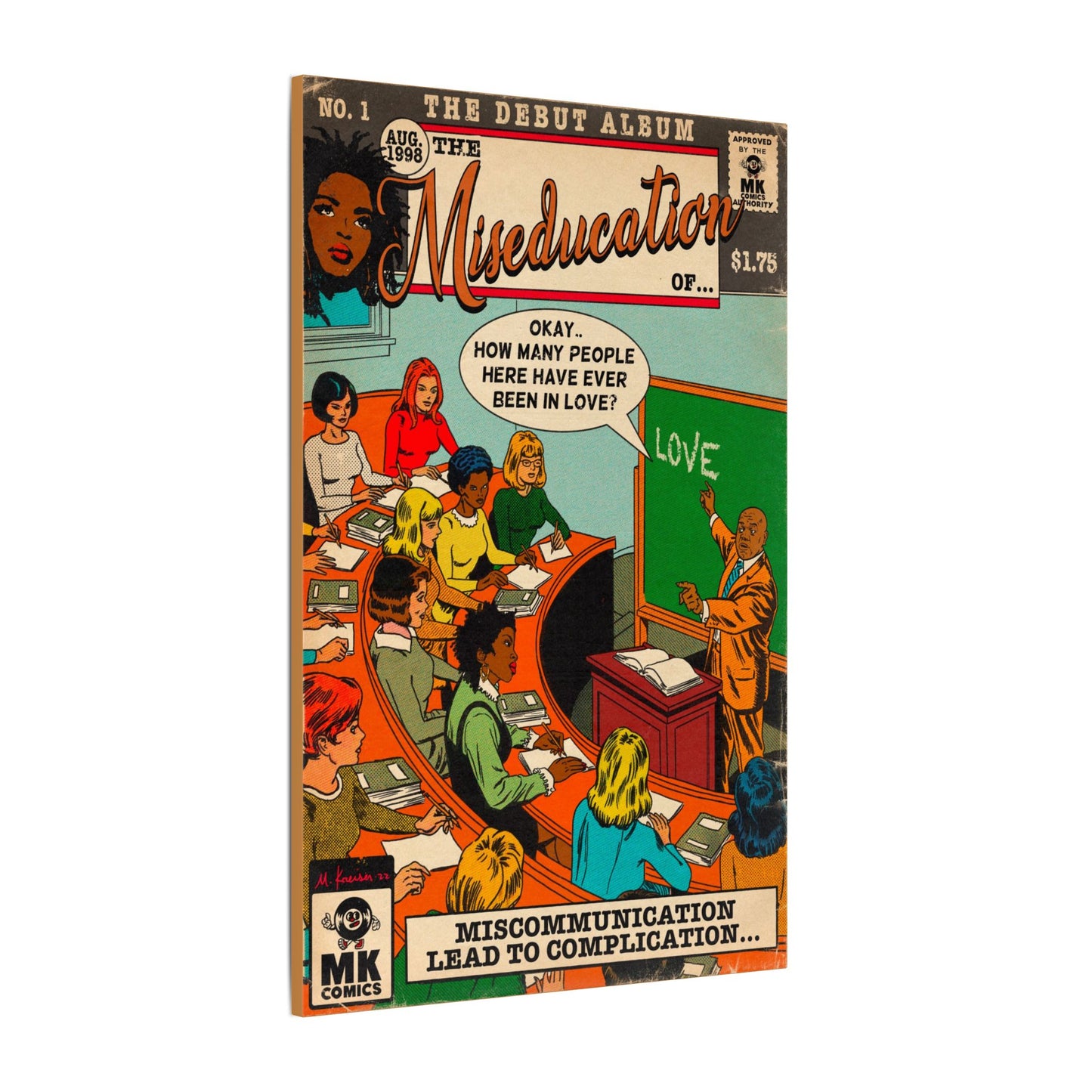 The Miseducation of.. - Matte Canvas, Stretched