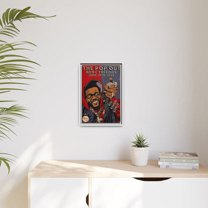Kendrick Lamar - The Pop Out  - Gallery Canvas Wraps, Vertical Frame