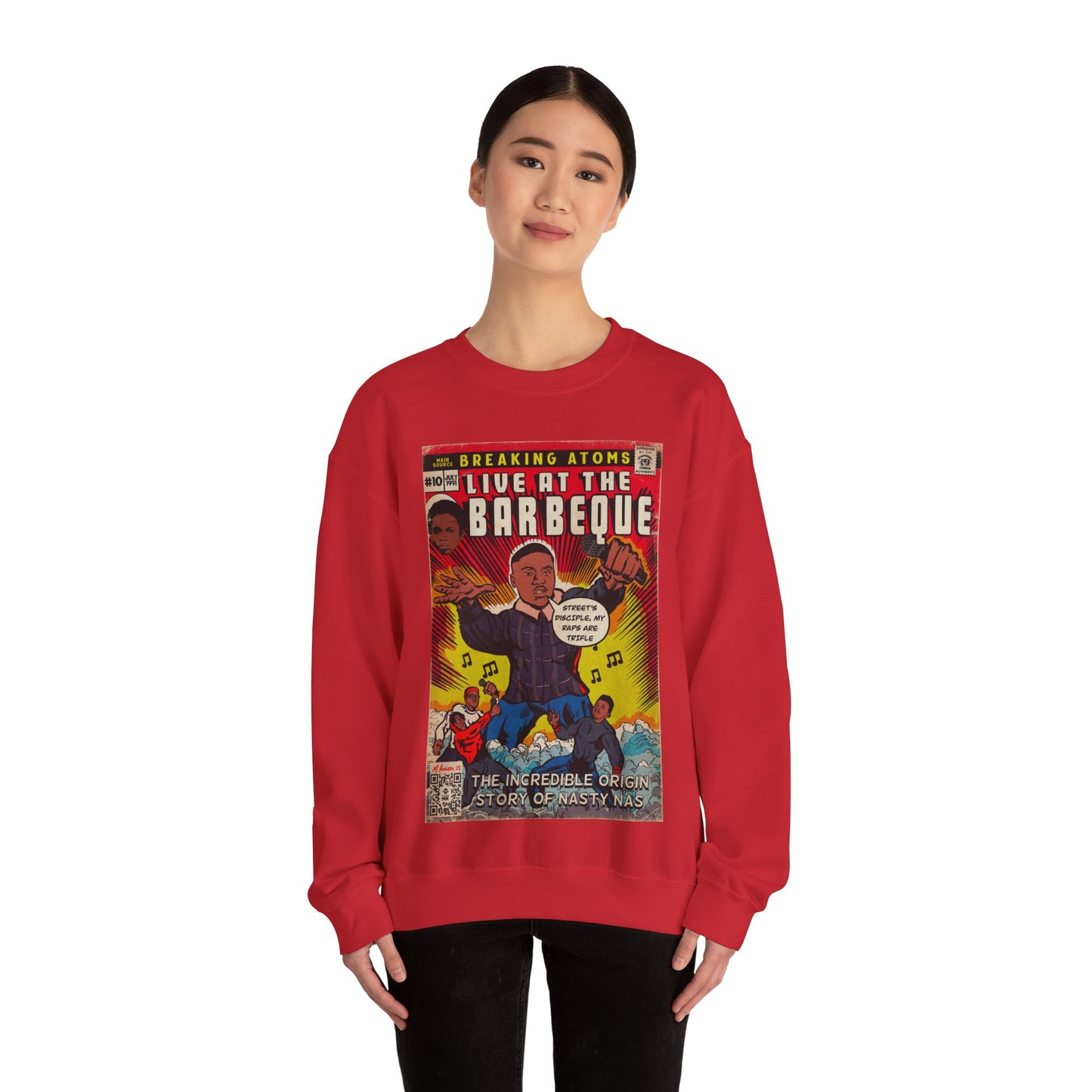 Main Source & Nas - Live at the Barbeque - Unisex Heavy Blend™ Crewneck Sweatshirt