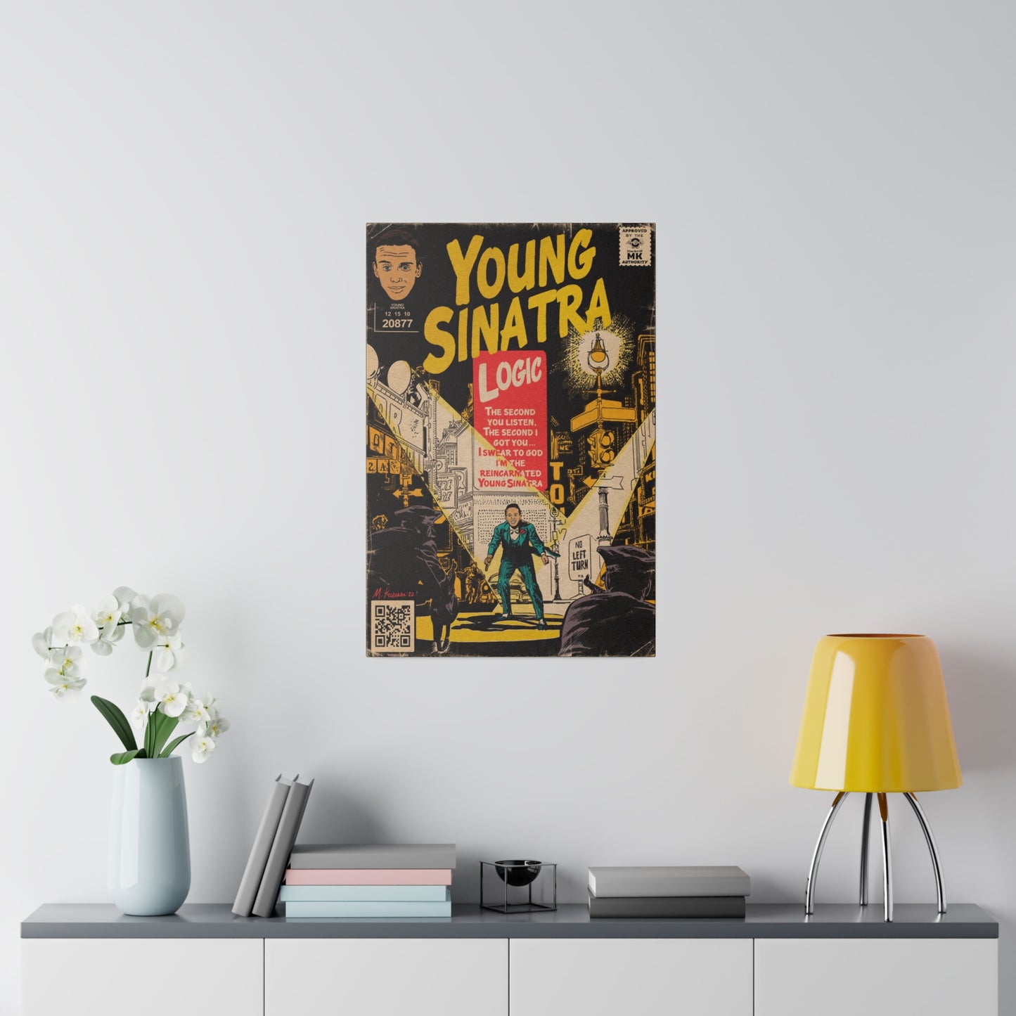 Logic - Young Sinatra - Matte Canvas, Stretched