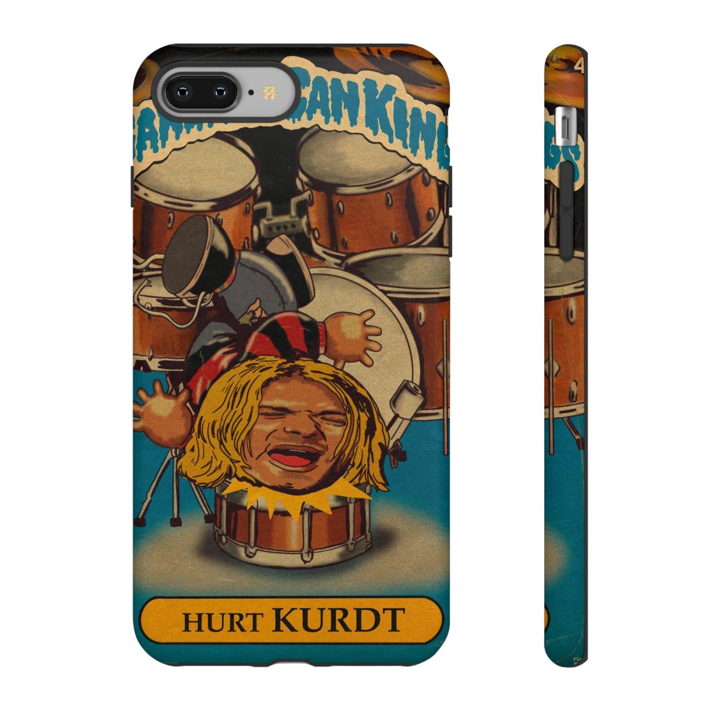 Hurt KURDT - Garbage Can Kings - Nirvana - Tough Phone Cases
