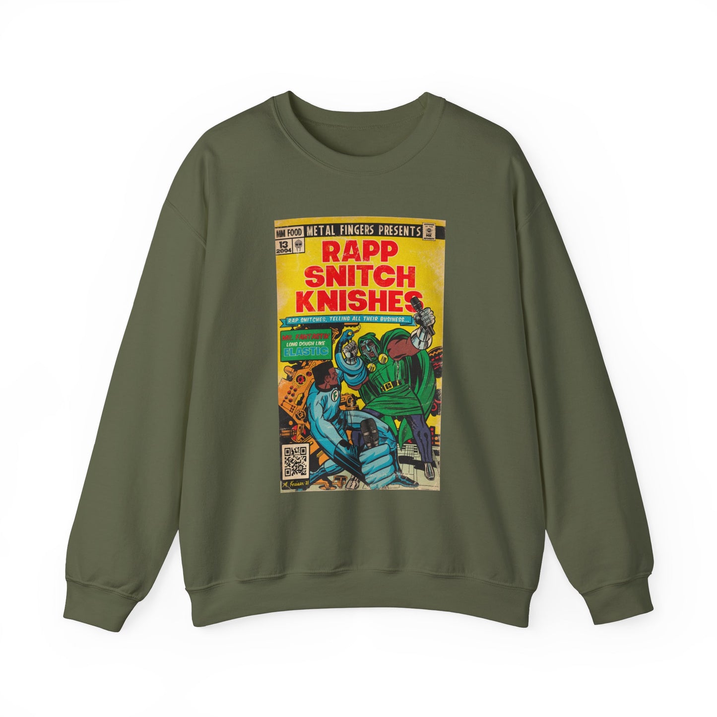MF DOOM -Rapp Snitch Knishes - Unisex Heavy Blend™ Crewneck Sweatshirt