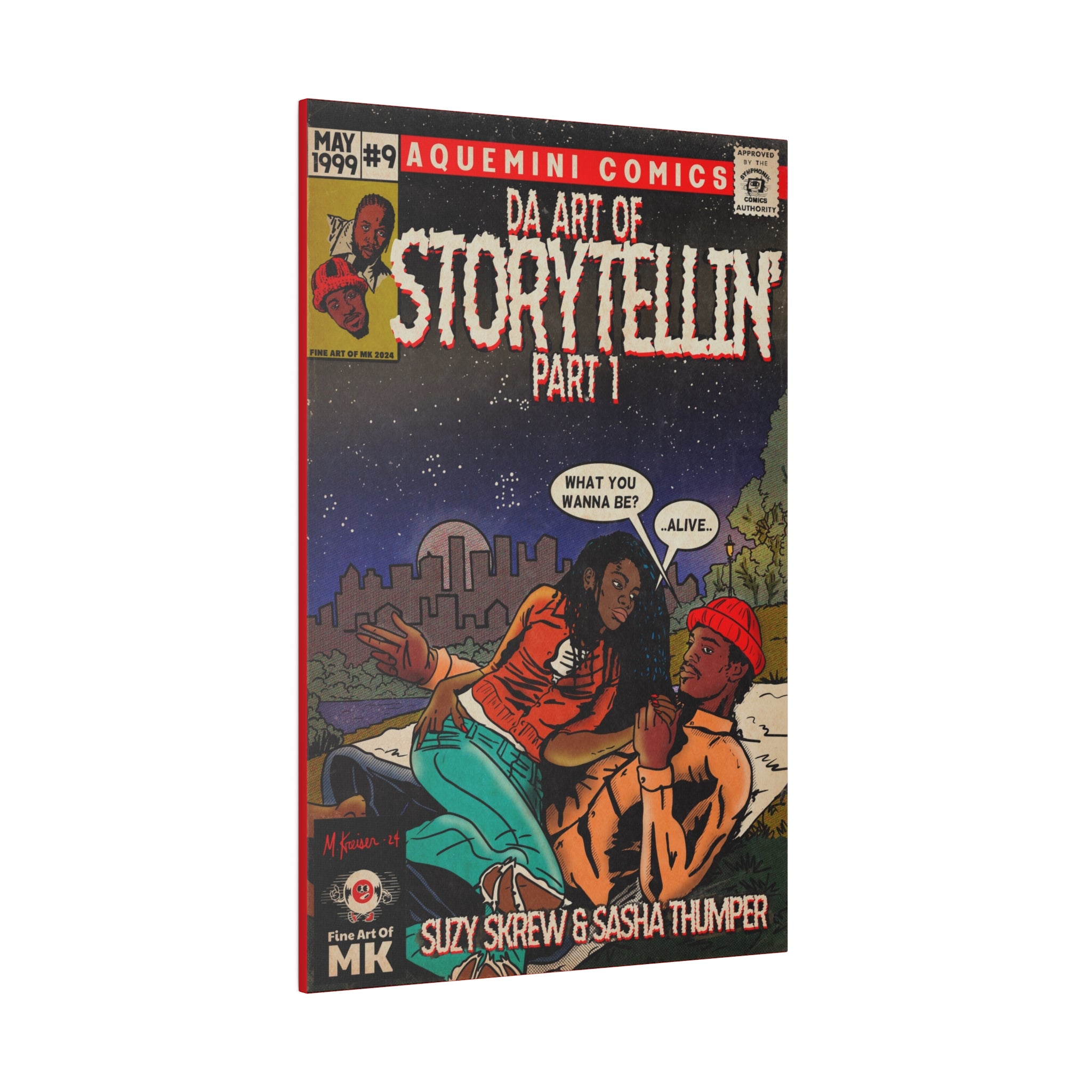 Da Art of Storytellin’ Part 1 - Matte Canvas, Stretched, 0.75"