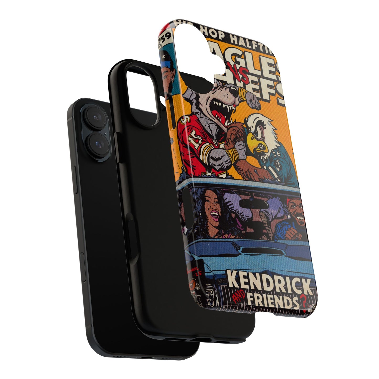 Kendrick & SZA - 2025 Halftime - Eagles vs Chiefs - Tough Phone Cases
