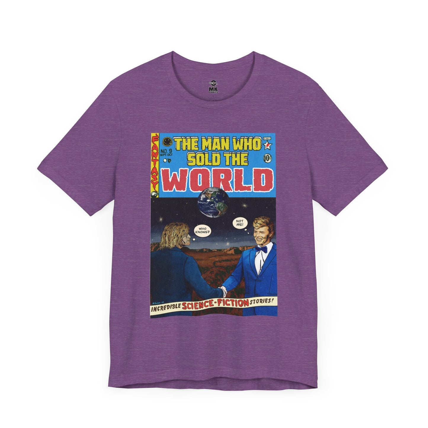 Bowie & Cobain - The Man Who Sold the World - Unisex Jersey Short Sleeve Tee