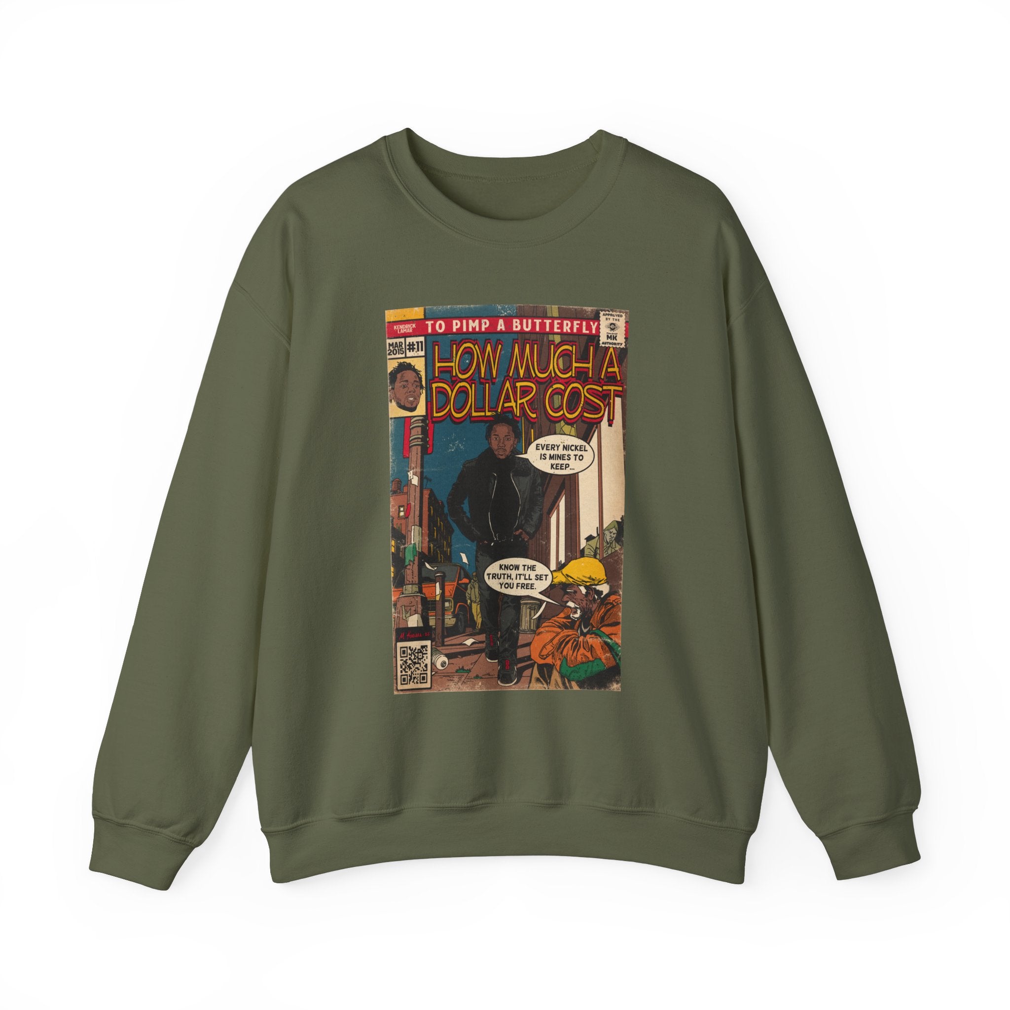 How Much A Dollar Cost- Unisex Heavy Blend™ Crewneck Sweatshirt