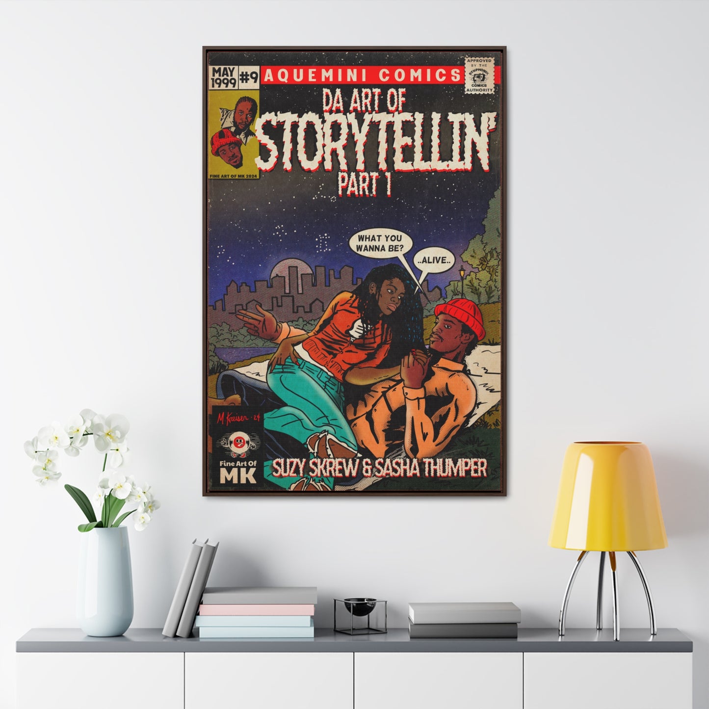 OutKast Da Art of Storytellin’ Part 1 - Gallery Canvas Wraps, Vertical Frame