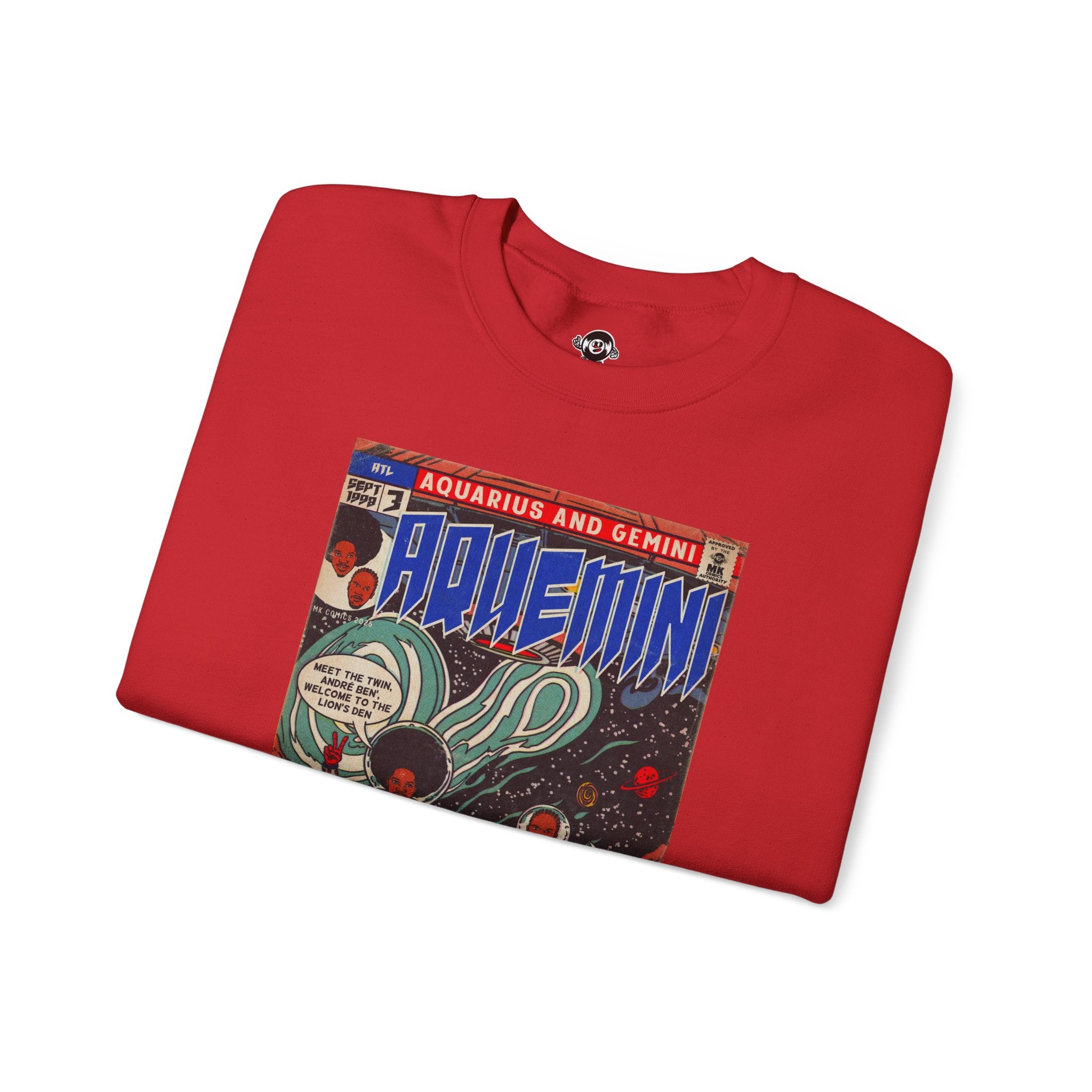 Aquemini - Comic Book Art - Unisex Heavy Blend™ Crewneck Sweatshirt