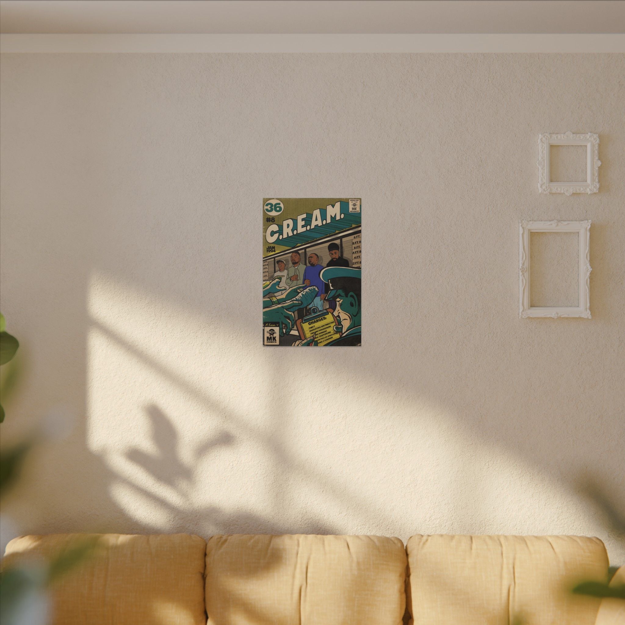 C.R.E.A.M - Matte Canvas, Stretched, 0.75" (Multi-Size)
