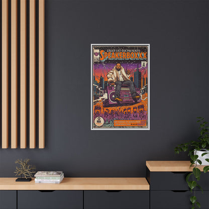 Speaker Boxxx - Matte Canvas, Framed (Multi-color)