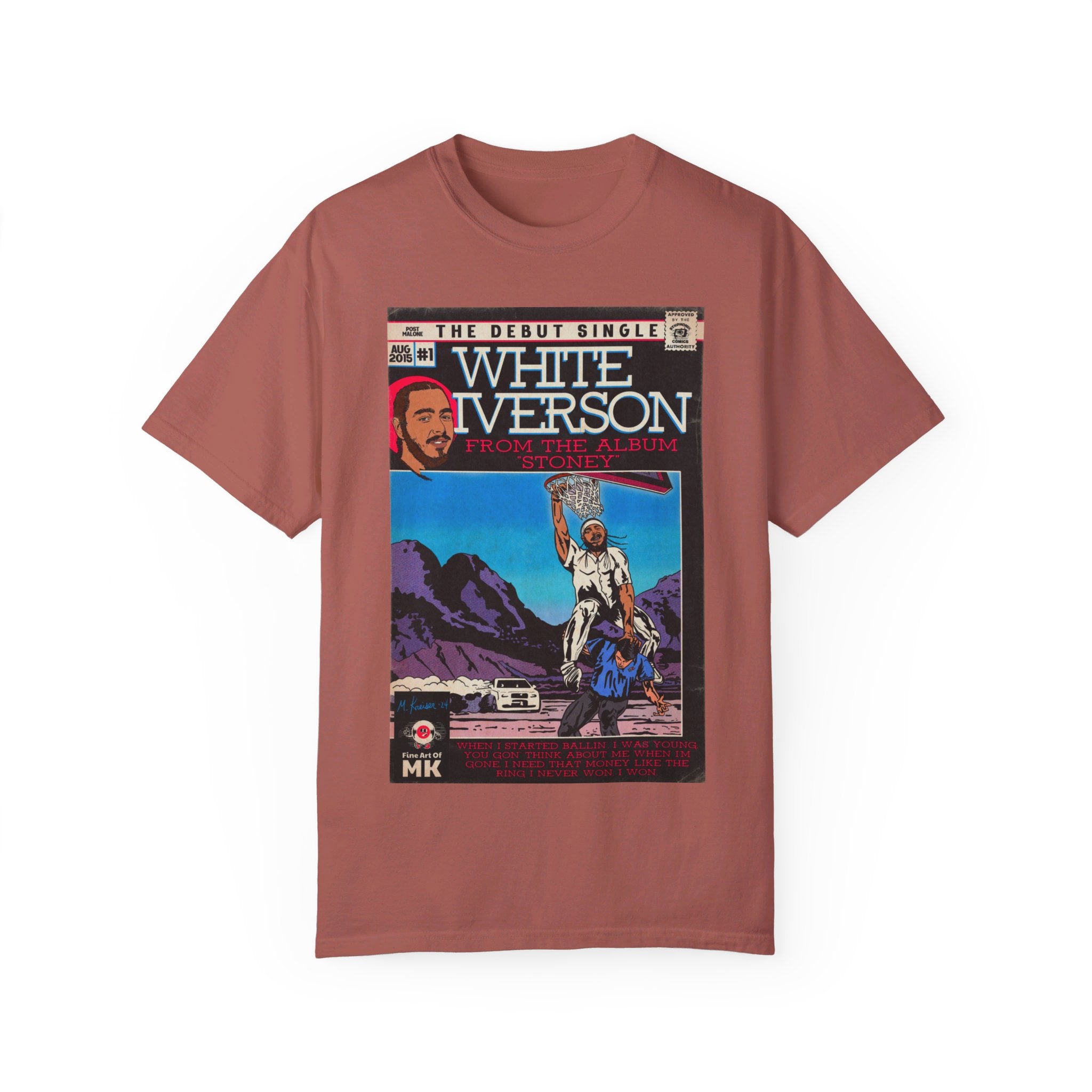 White Iverson - Unisex Comfort Colors T-shirt