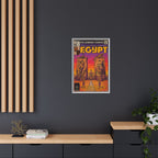 Egypt Remix - Matte Canvas, Framed (Multi-color)