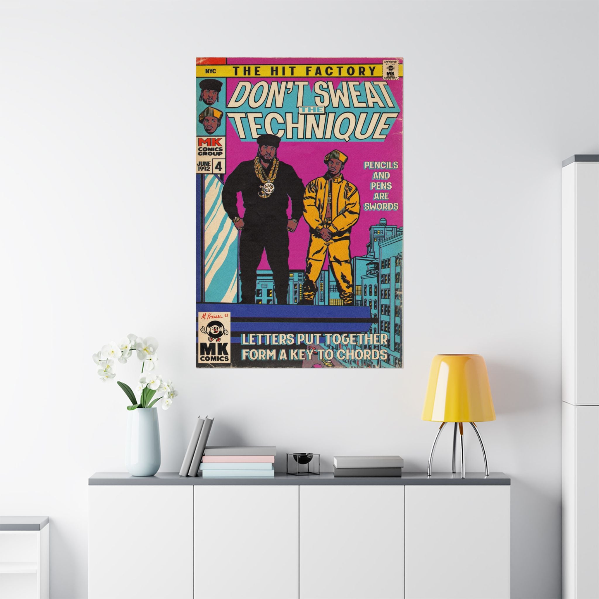 Don't Sweat the Technique - Matte Vertical Posters