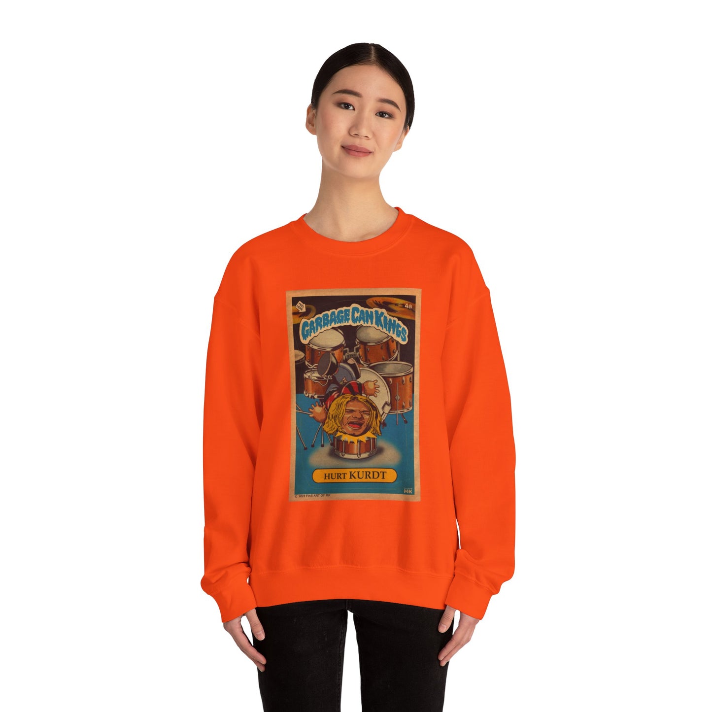 Hurt KURDT - Garbage Can Kings - Nirvana - Unisex Heavy Blend™ Crewneck Sweatshirt