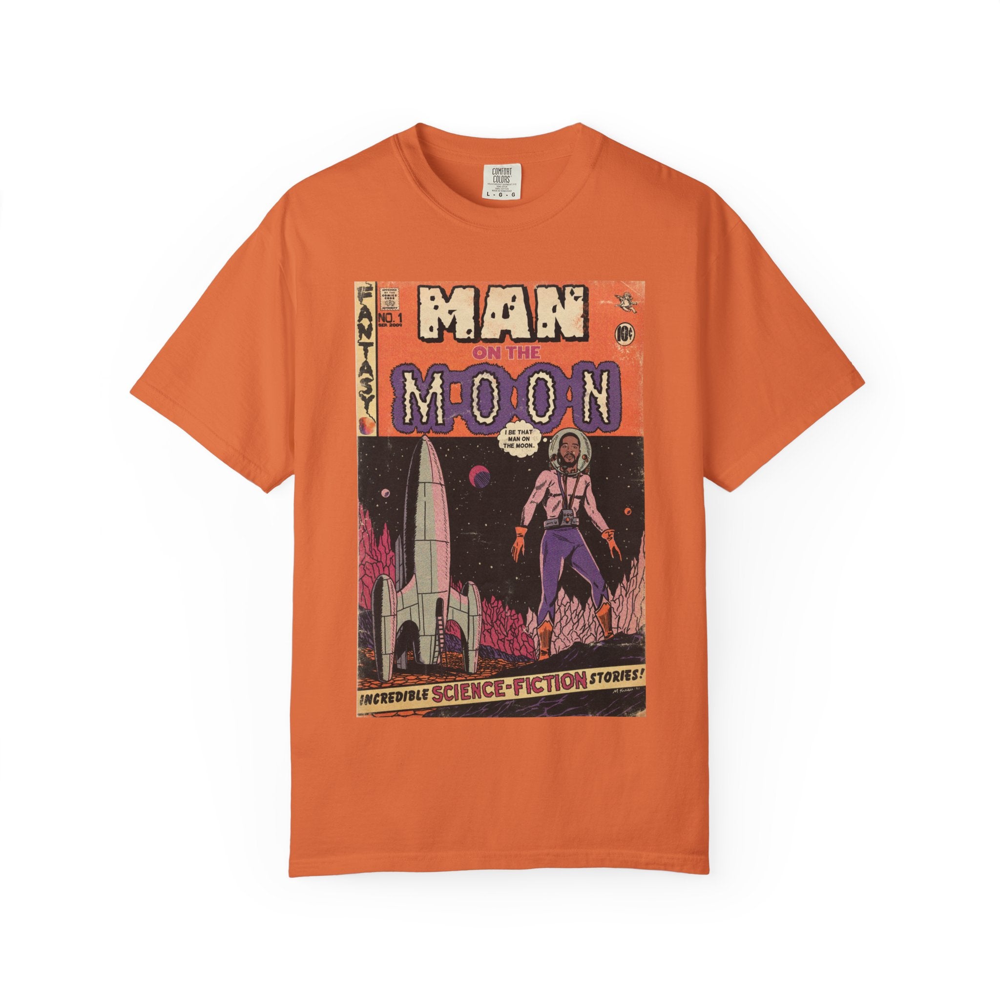 Man on the Moon - Unisex Comfort Colors T-shirt