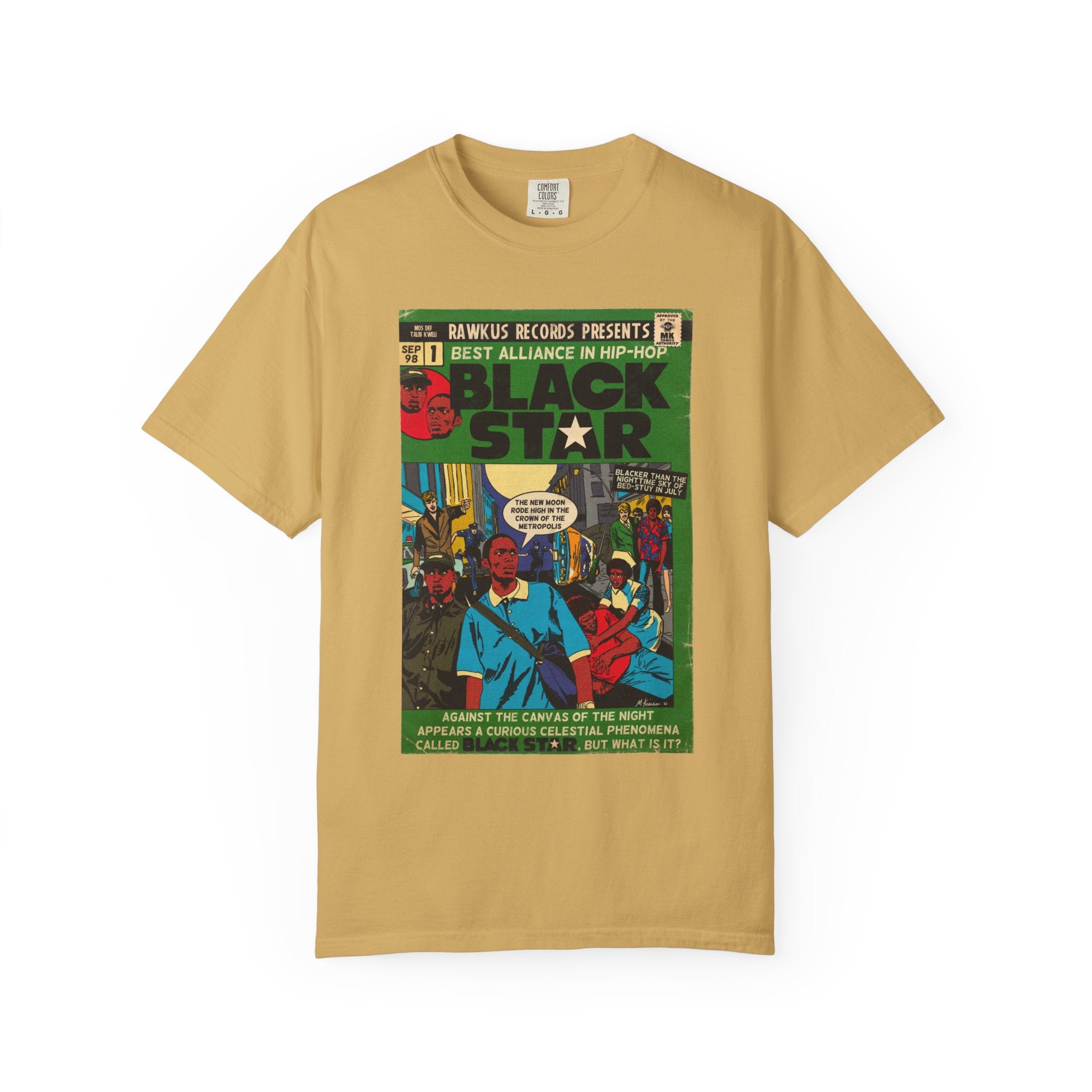 Black Star - Unisex Comfort Colors T-shirt