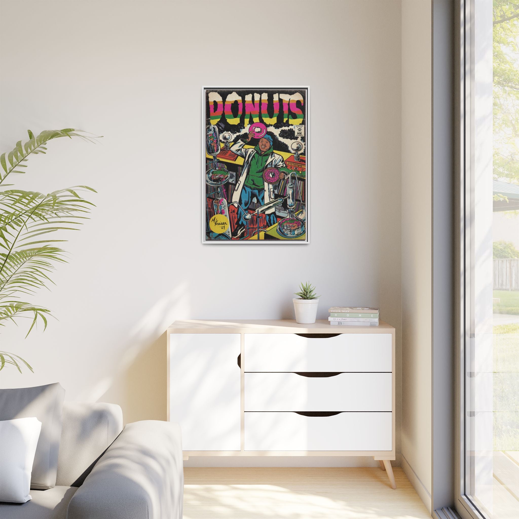 Donuts - Gallery Canvas Wraps, Vertical Frame