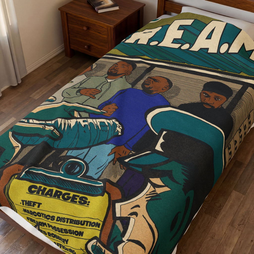C.R.E.A.M - Velveteen Plush Blanket