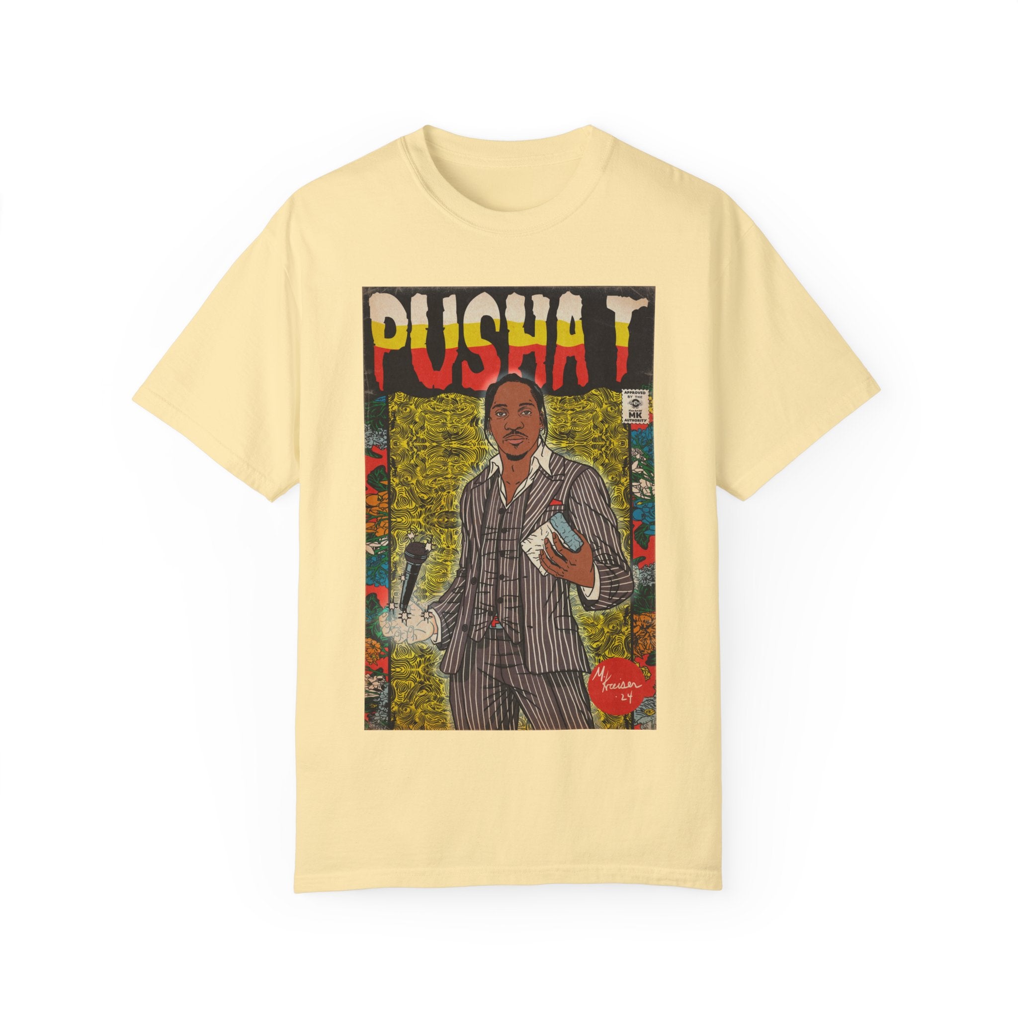 Push - Comic Book Art - Unisex Comfort Colors T-shirt