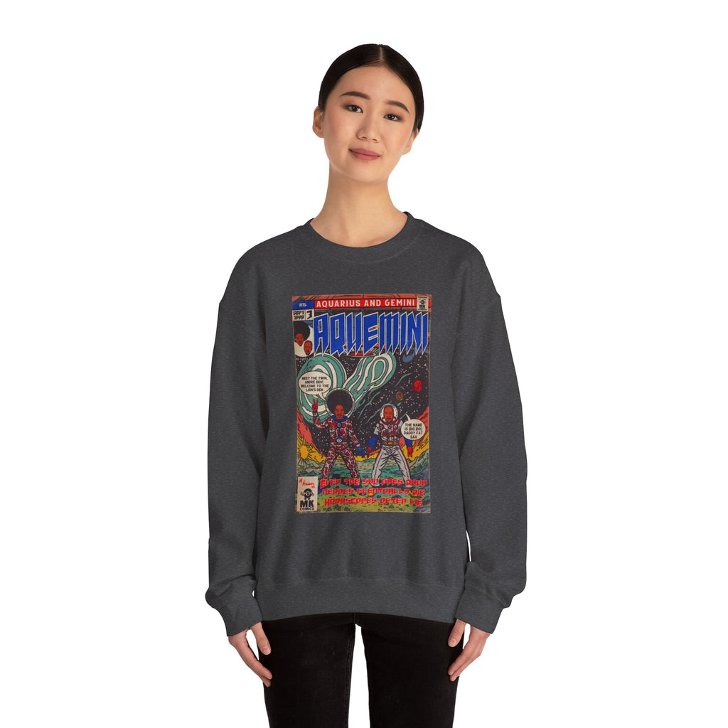 Aquemini - Comic Book Art - Unisex Heavy Blend™ Crewneck Sweatshirt