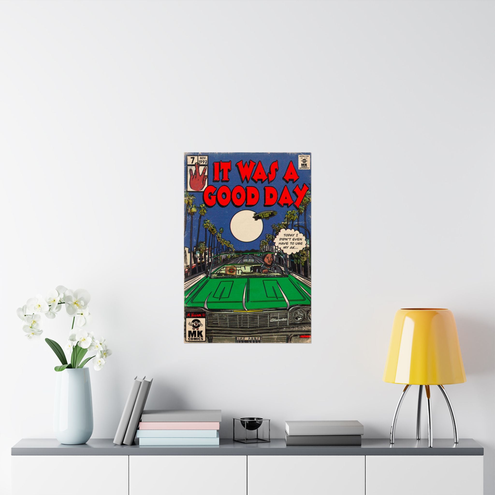 It Was A Good Day - Vertical Matte Poster