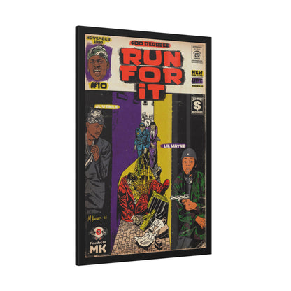 Juvenile & Lil Wayne - Run For It - Framed Paper Posters