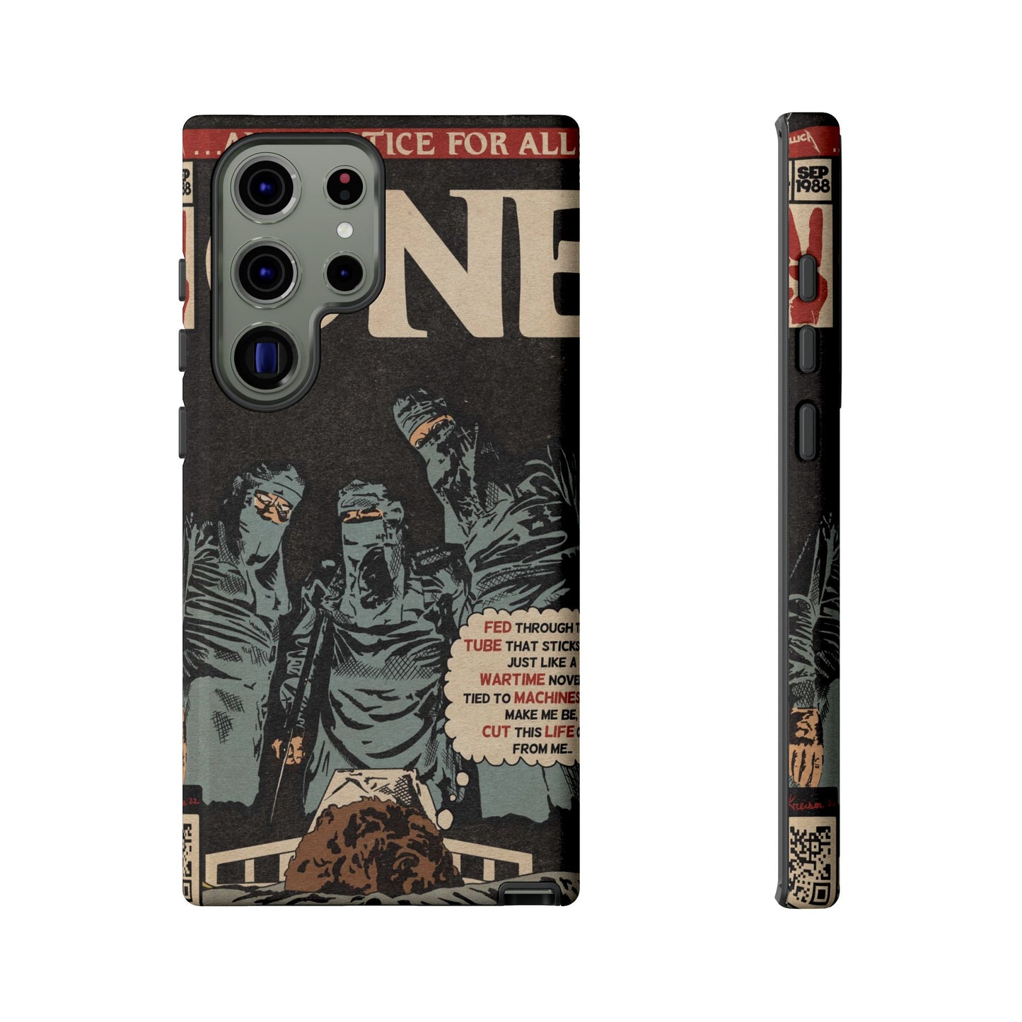 Metallica- One - Johnny Got His Gun Comic Book Art - Tough Phone Cases