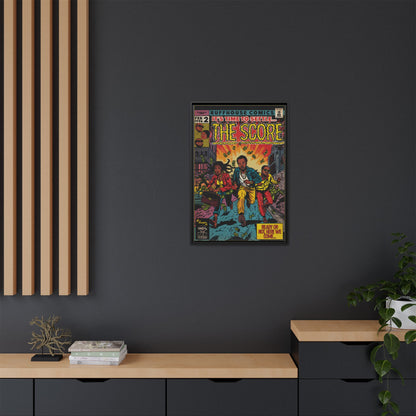 The Score - Matte Canvas, Framed (Multi-color)