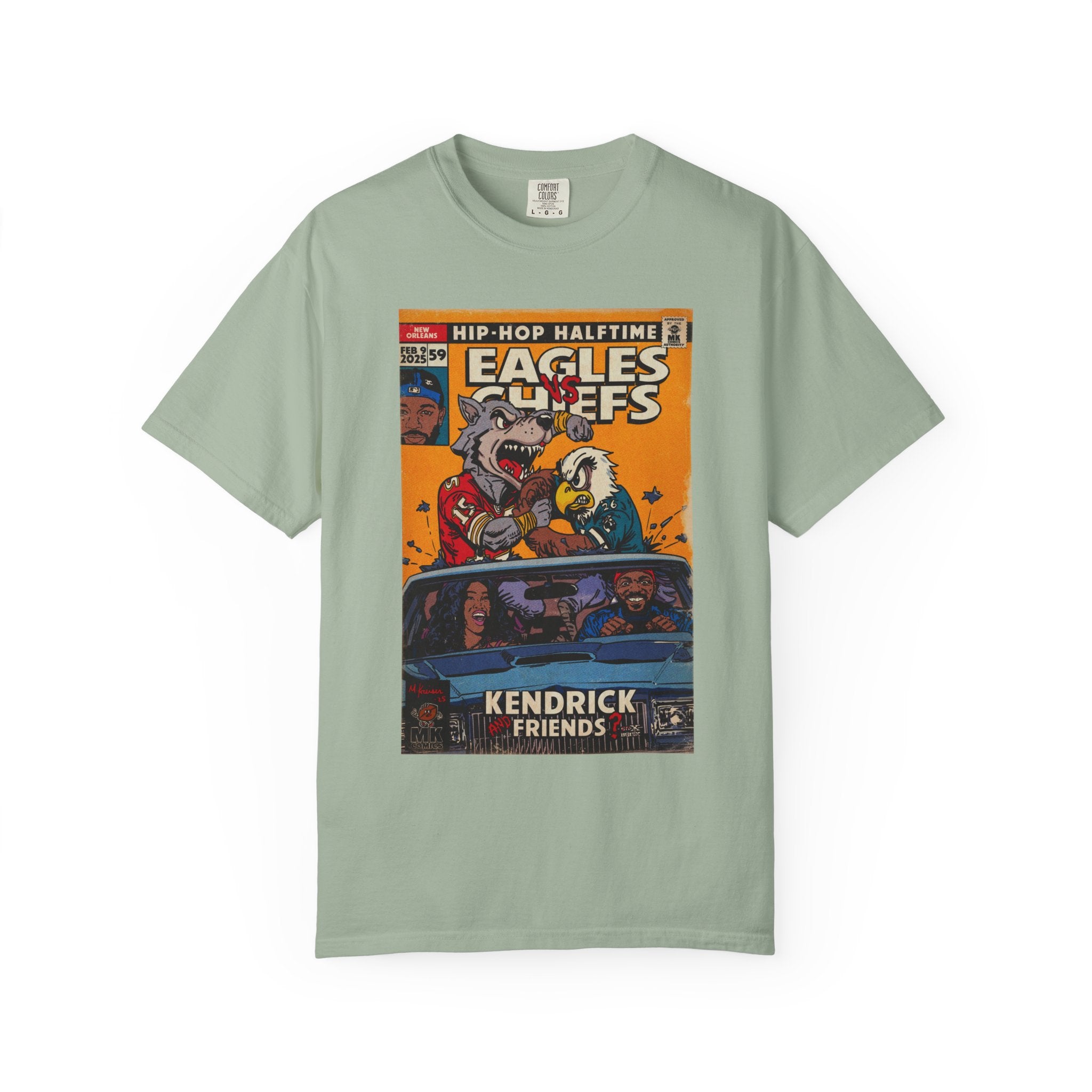 2025 Halftime - Eagles vs Chiefs -  Unisex Comfort Colors T-shirt