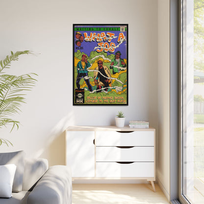 Devin The Dude, Snoop Dogg, Andre 3000 - What A Job - Gallery Canvas Wraps, Vertical Frame