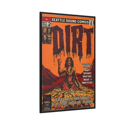 Dirt - Matte Canvas, Framed (Multi-color)