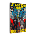 Let God Sort Em Out - Matte Canvas, Stretched, 0.75" (Multi-Size)