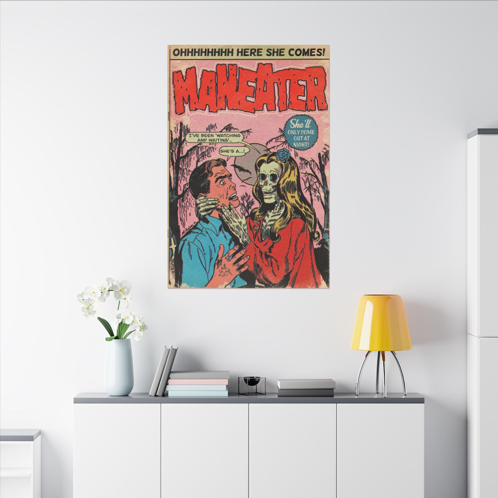 Maneater - Matte Canvas, Stretched, 0.75" (Multi-Size)