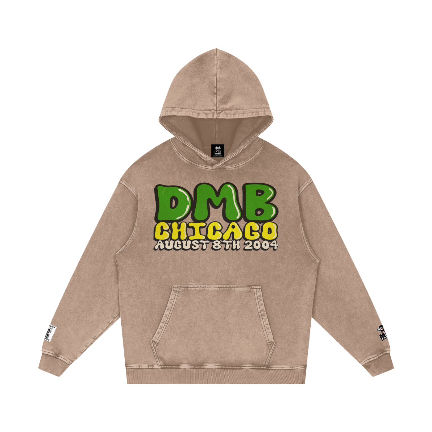 The Crappening -  Snow Washed Loose Cotton Hoodie