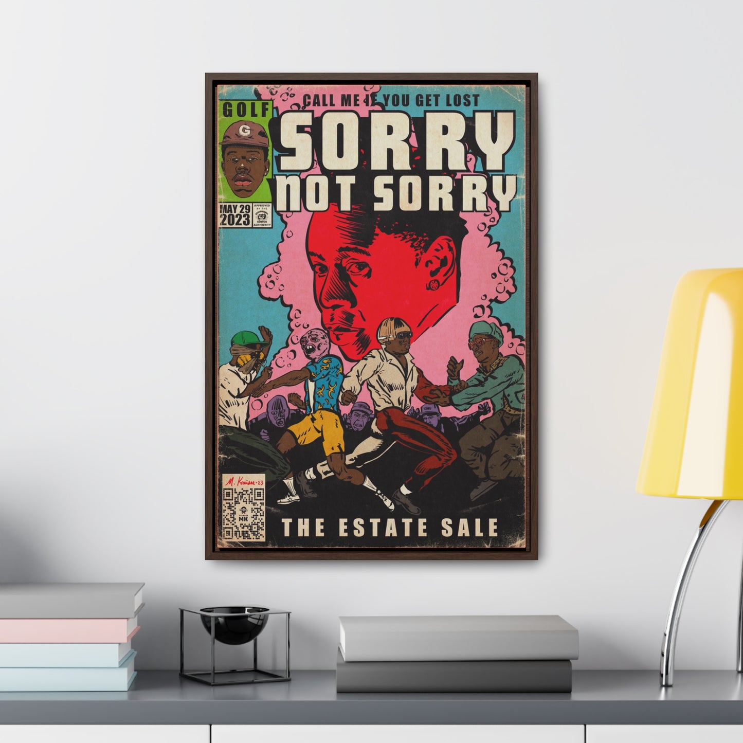 Tyler, The Creator - Sorry Not Sorry - Gallery Canvas Wraps, Vertical Frame