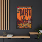 Dirt - Matte Canvas, Framed (Multi-color)