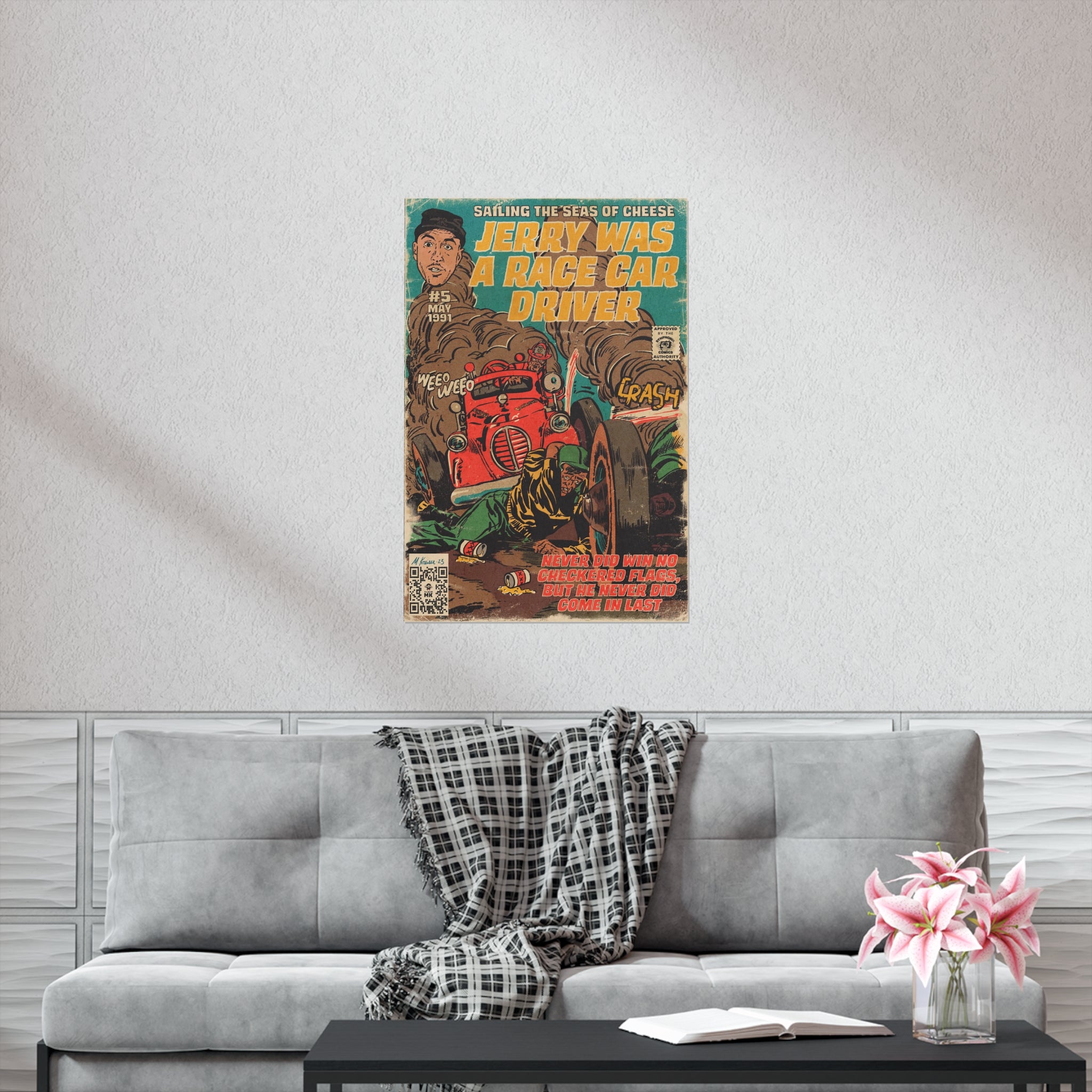 Jerry Was A Race Car Driver - Premium Matte Vertical Poster