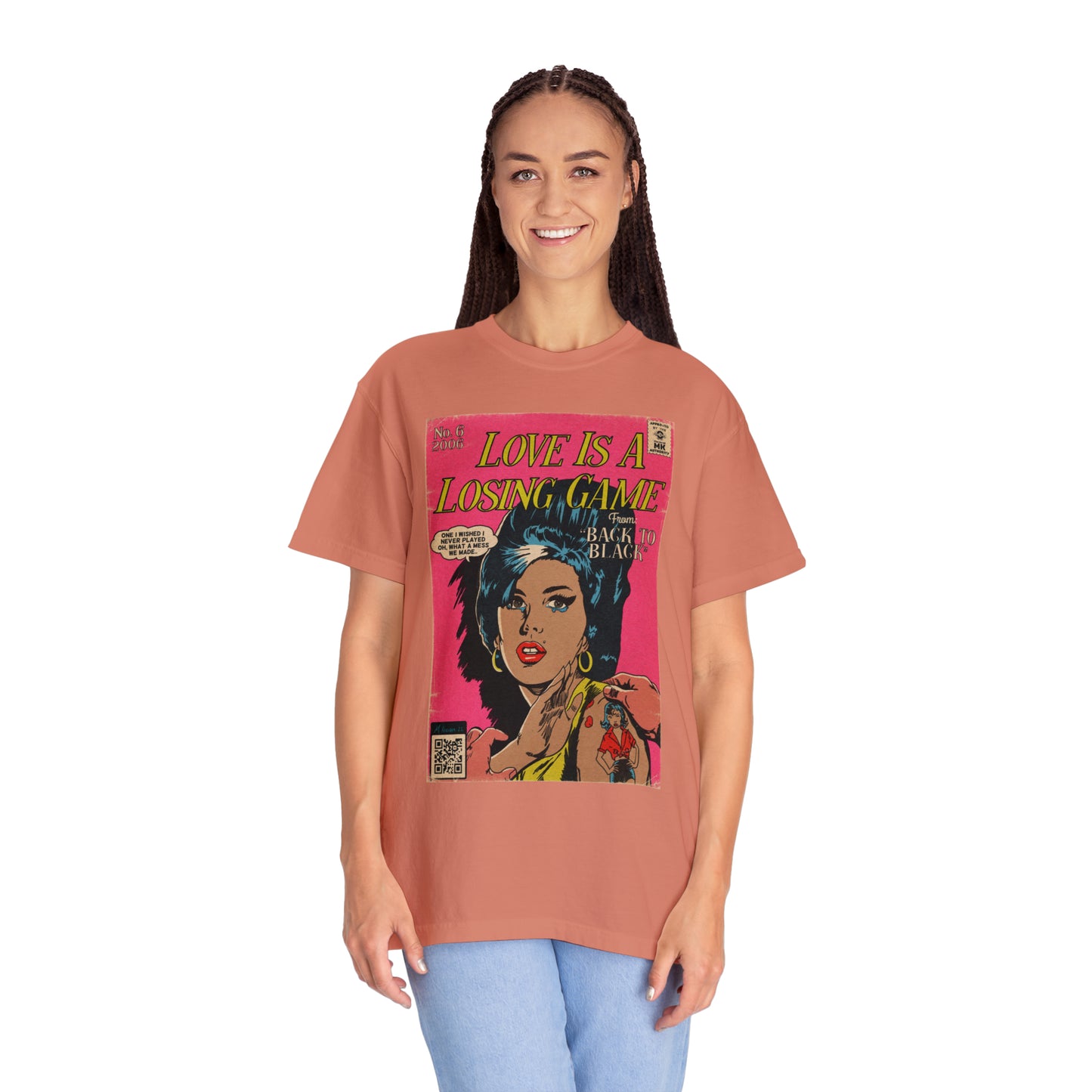 Amy Winehouse - Love is a Losing Game - Unisex Comfort Colors T-shirt
