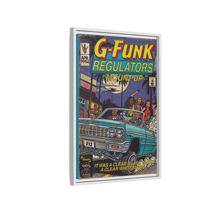 Regulate - Matte Canvas, Framed (Multi-color)