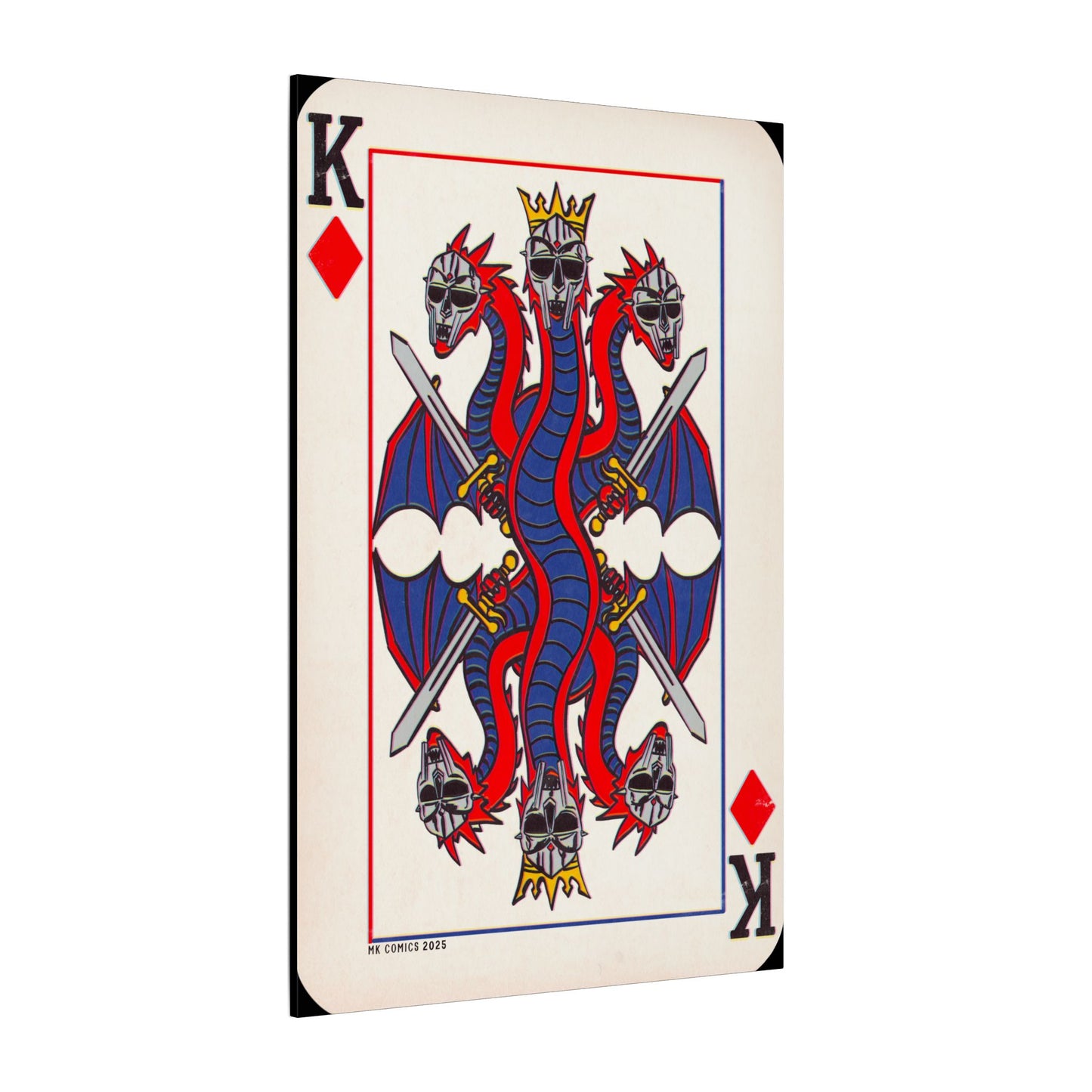 King Geedorah - Matte Canvas, Stretched, 0.75" (Multi-Size)