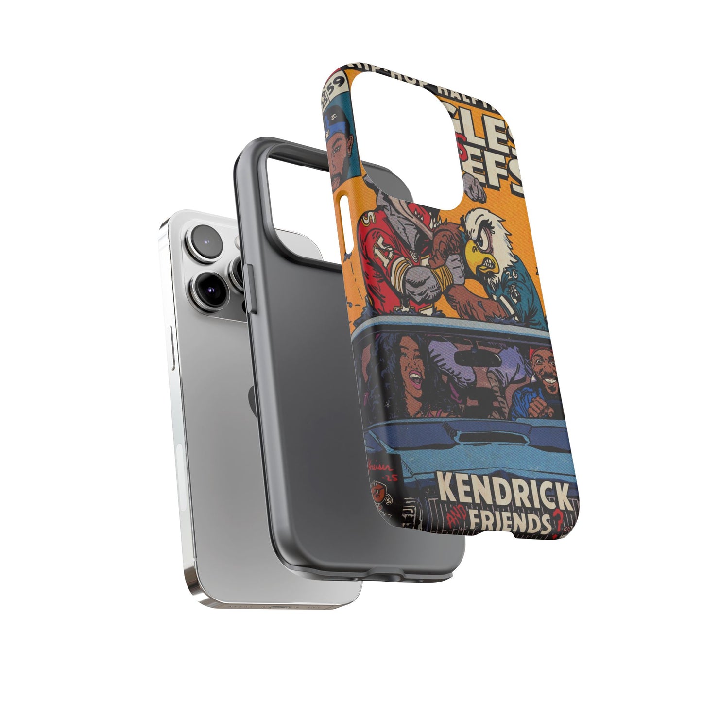 Kendrick & SZA - 2025 Halftime - Eagles vs Chiefs - Tough Phone Cases