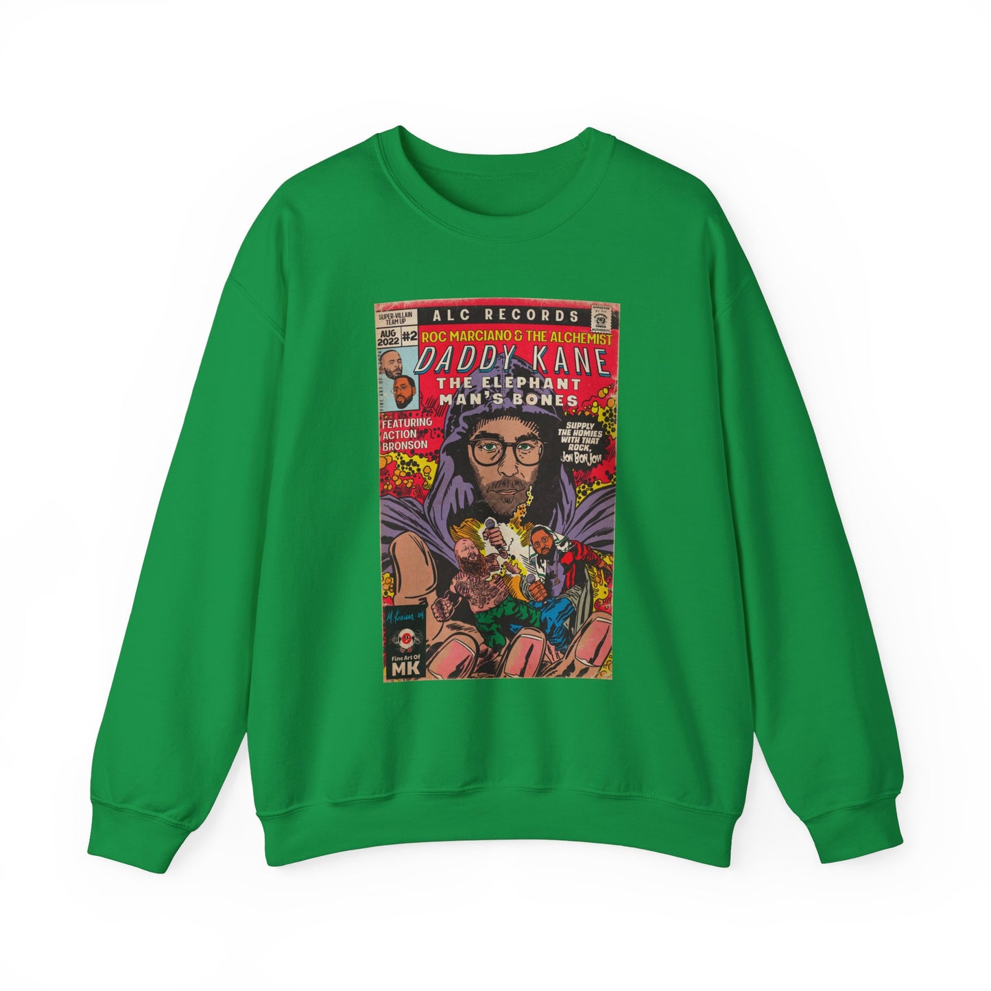 Roc Marciano, Alchemist, Action Bronson - Daddy Kane - Unisex Heavy Blend™ Crewneck Sweatshirt