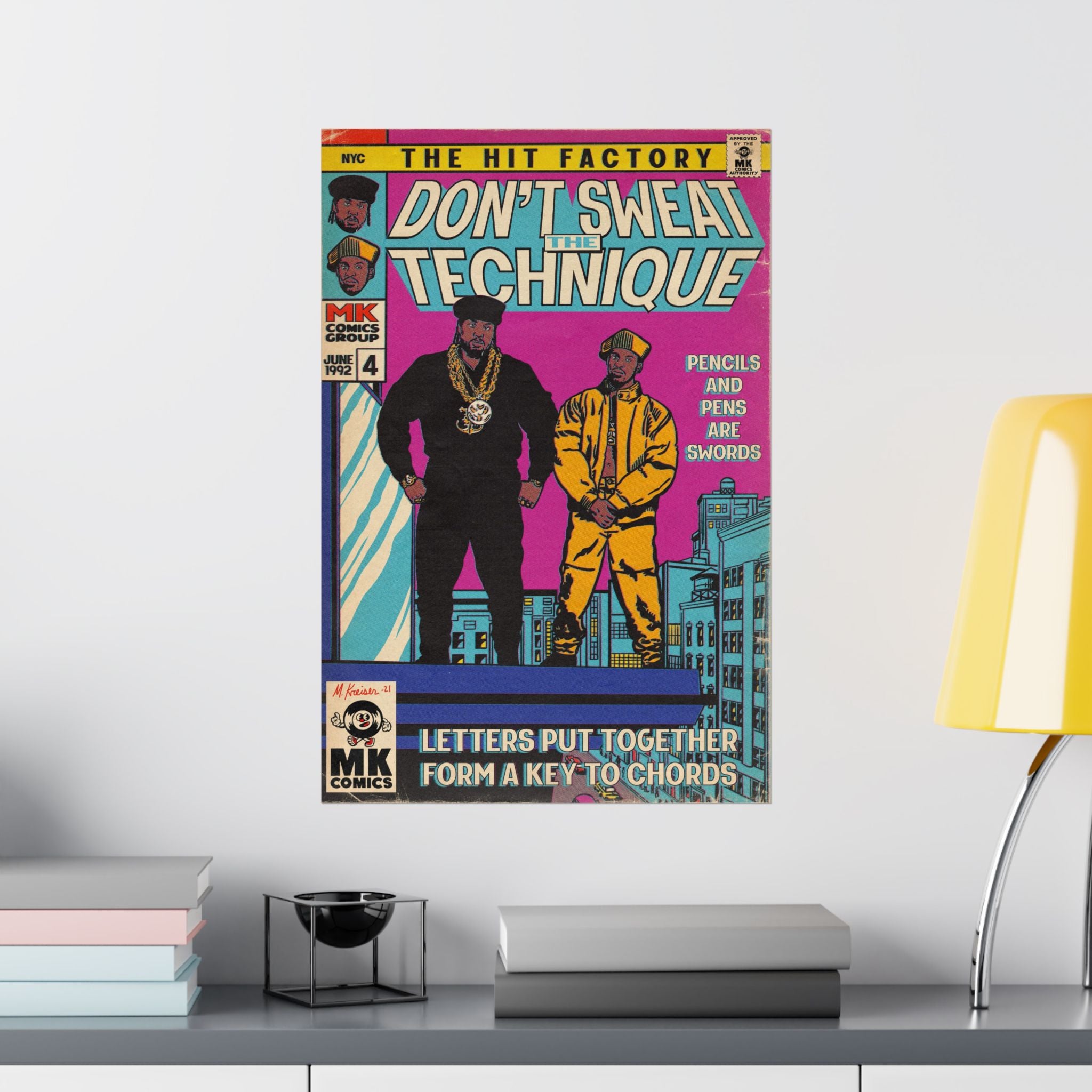 Don't Sweat the Technique - Matte Vertical Posters