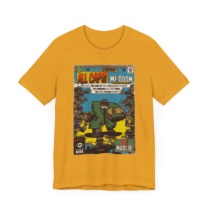 DOOM - All Caps - Unisex Jersey Short Sleeve Tee