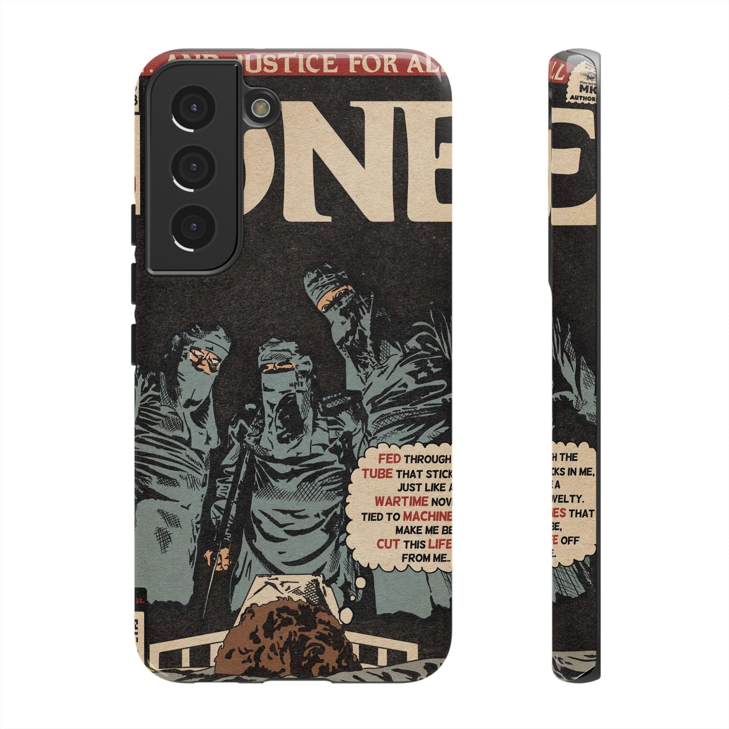 Metallica- One - Johnny Got His Gun Comic Book Art - Tough Phone Cases