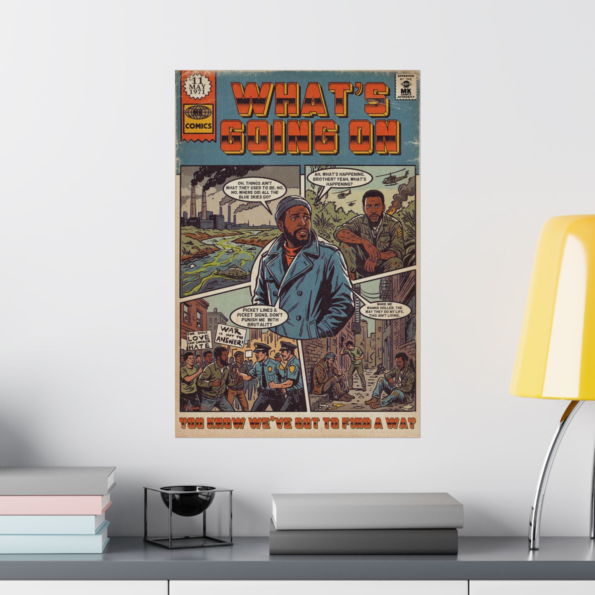 What's Going On - Matte Vertical Posters