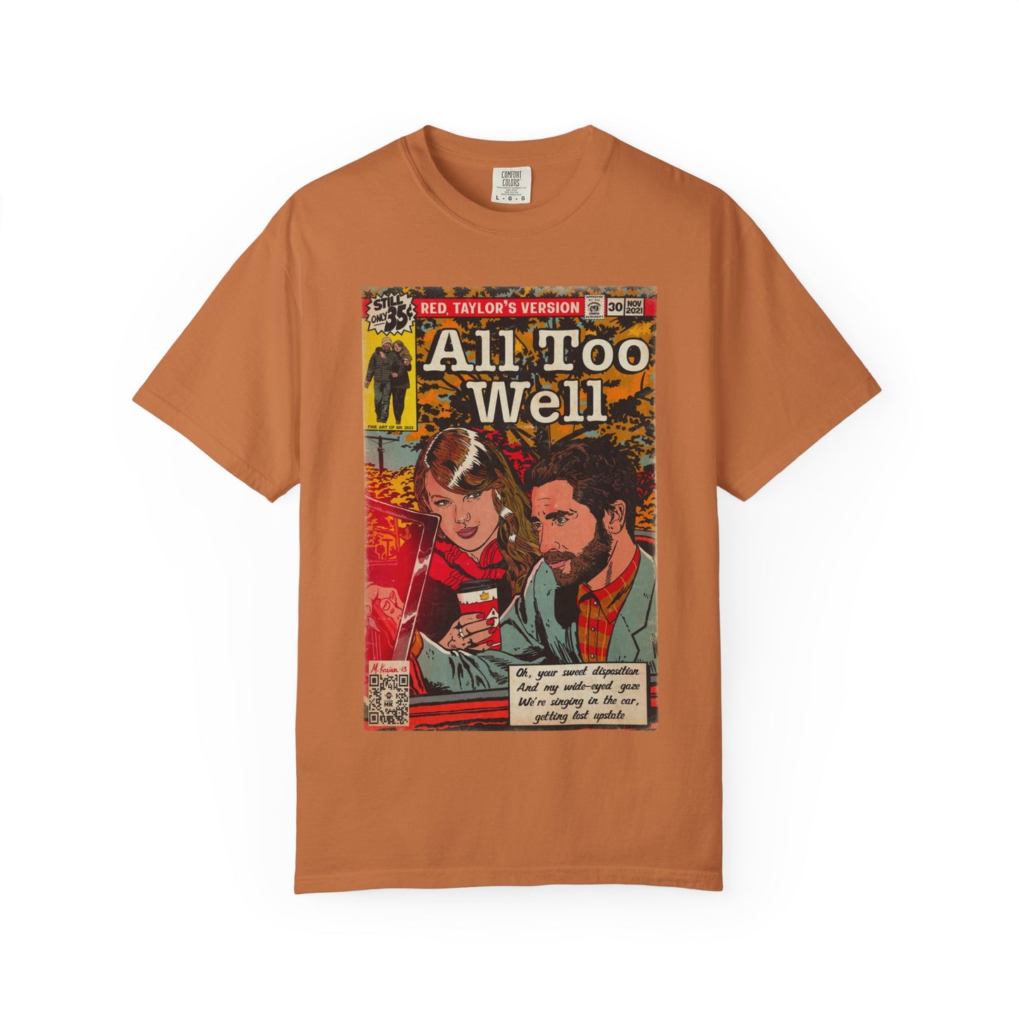 Taylor Swift - All Too Well - Unisex Comfort Colors T-shirt